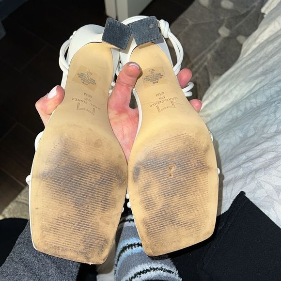 MARC FISHER DAVIA HEELED SANDAL, 8.5 - Picture 10 of 10